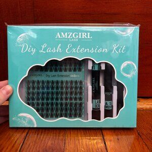 AMZGIRL DIY Lash Extension Kit 168Pcs w/ Lash Bond & Seal Glue (8-16MM)